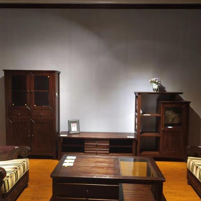 楓木高廳櫃+電視櫃+矮廳櫃